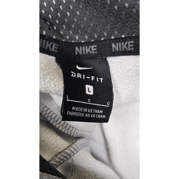Nike Therma Training Hoodie Mens Large Gray Fleece Pullover Sweatshirt Dri Fit - Picture 5 of 5